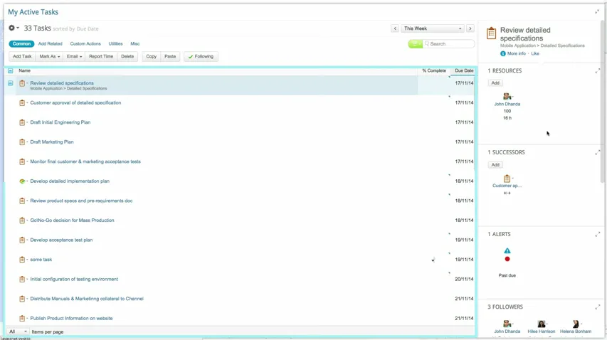 Clarizen — Screenshots 3