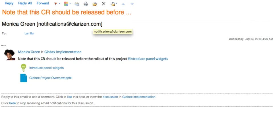 Clarizen — Screenshots 9