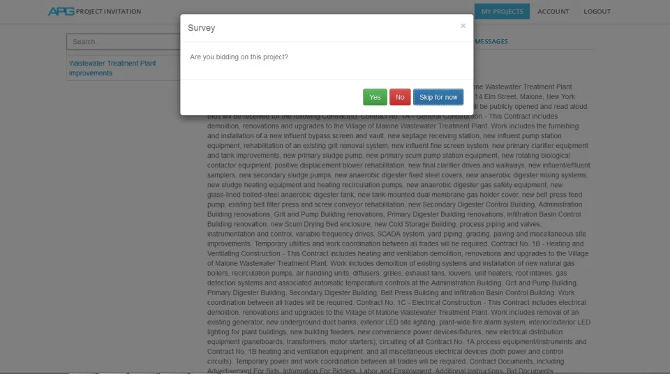 Project Invitation — Screenshots 2