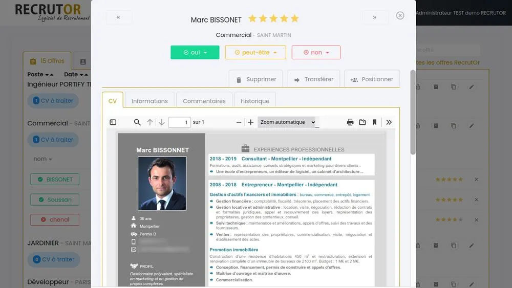 RecrutOr — Captures d'écran 4