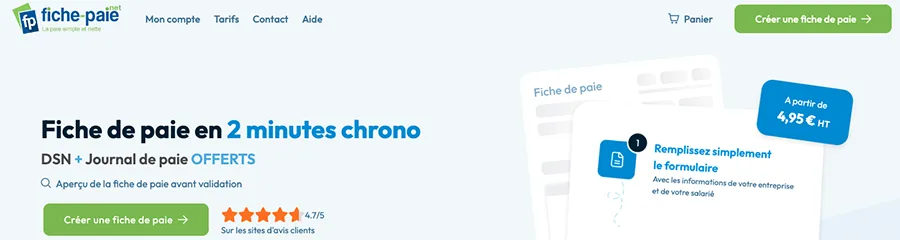 Fiche-Paie.net | Logiciel paie — Logiciel de paie (139 000 clients) Simple et Complet