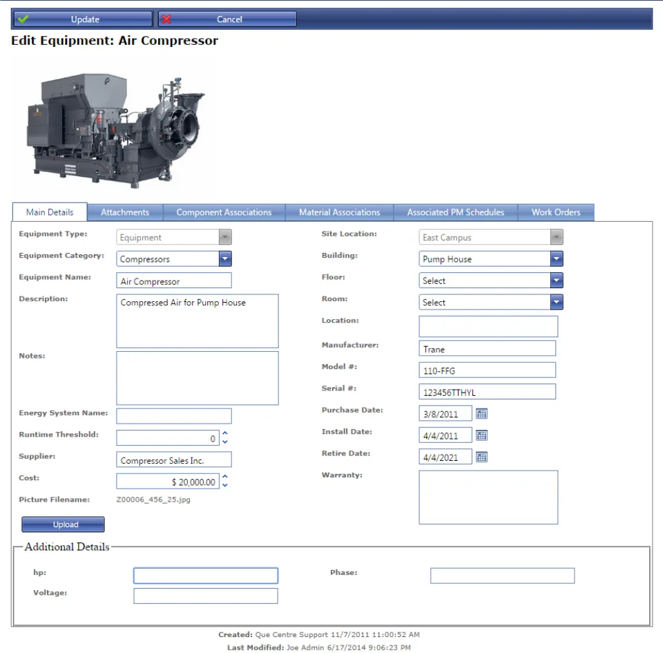 Q Ware CMMS — Screenshots 2