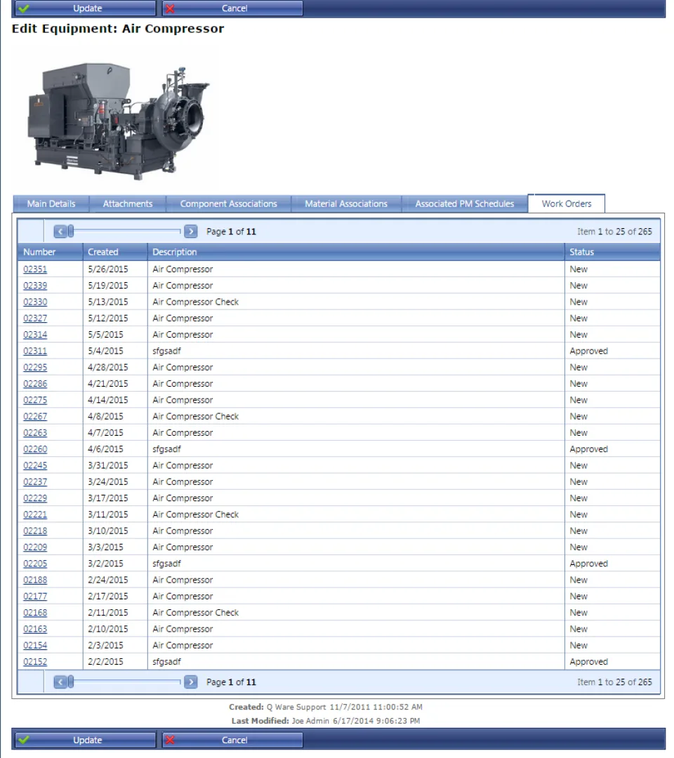 Q Ware CMMS — Screenshots 3