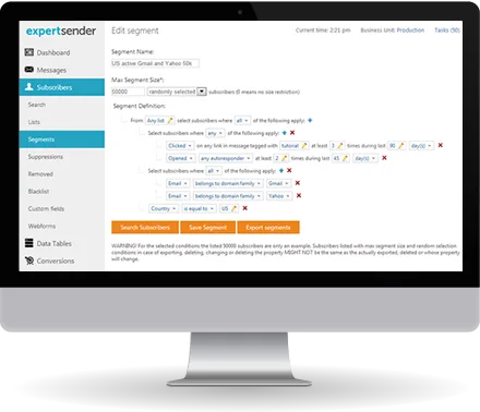 ExpertSender — Screenshots 1