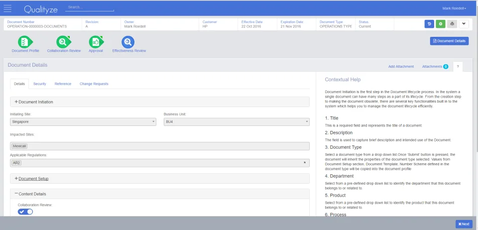 Qualityze EQMS Suite — Screenshots 2