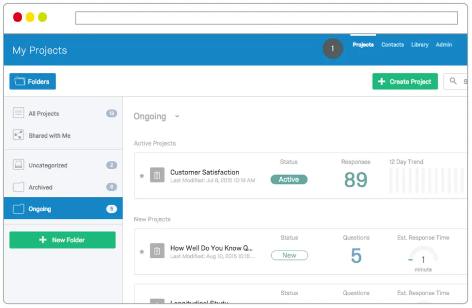 Qualtrics Insight Platform — Screenshots 1