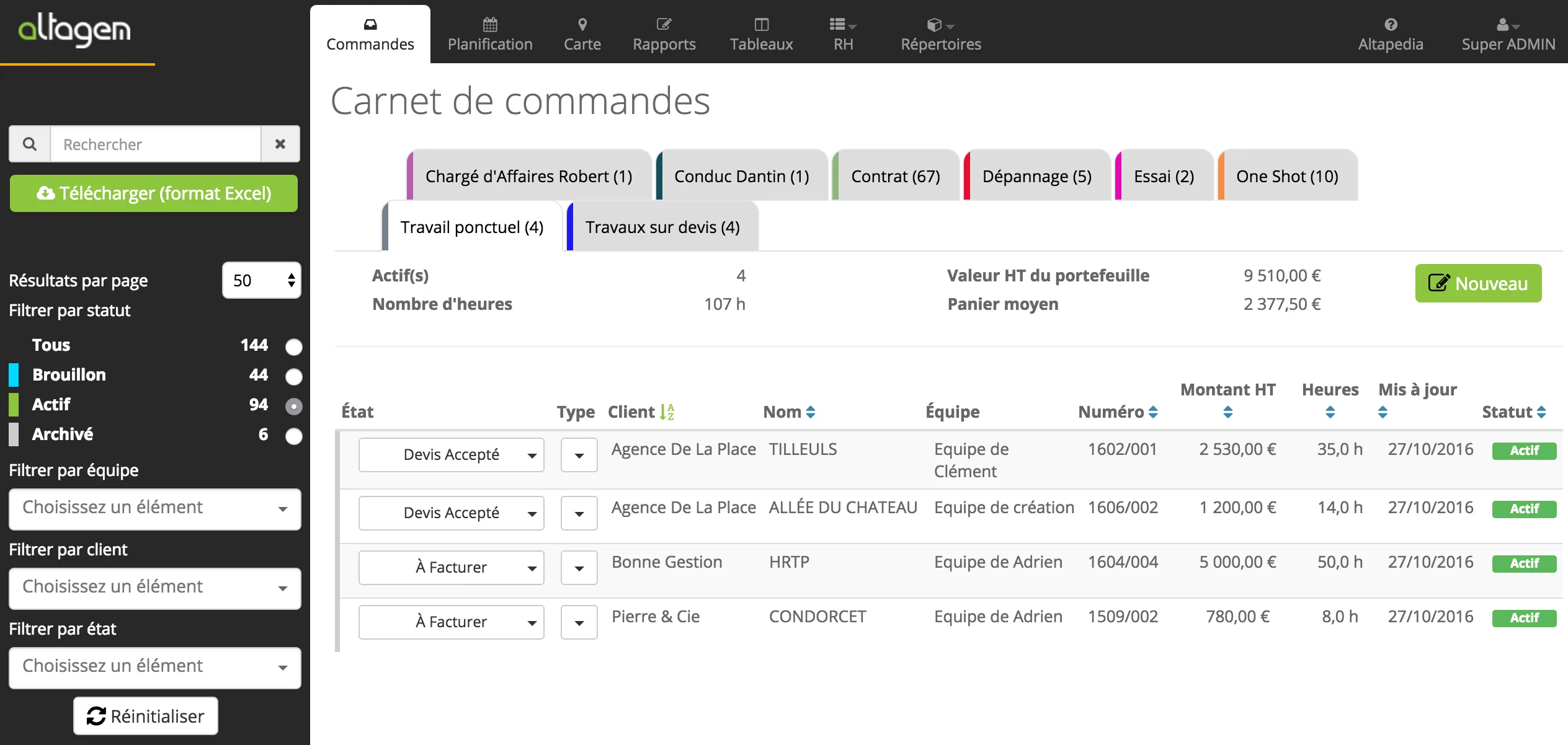 Altagem Gestion Interventions — Screenshots 2