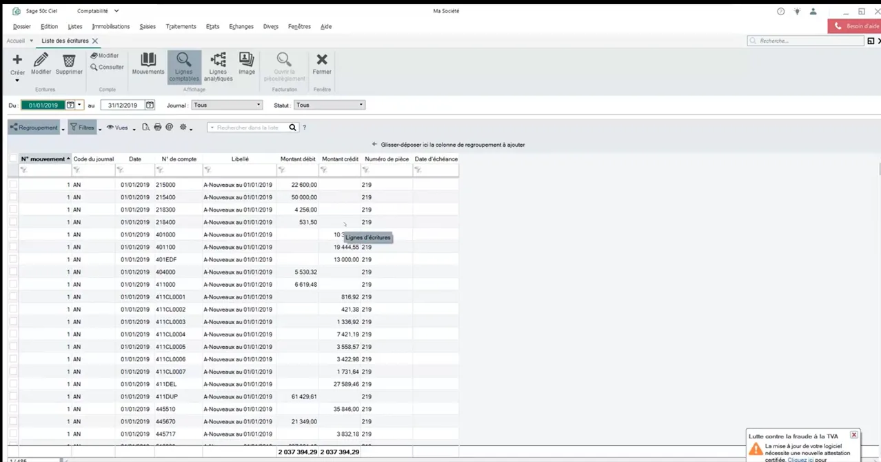 Sage 50 Comptabilité — Capturas de pantalla 1
