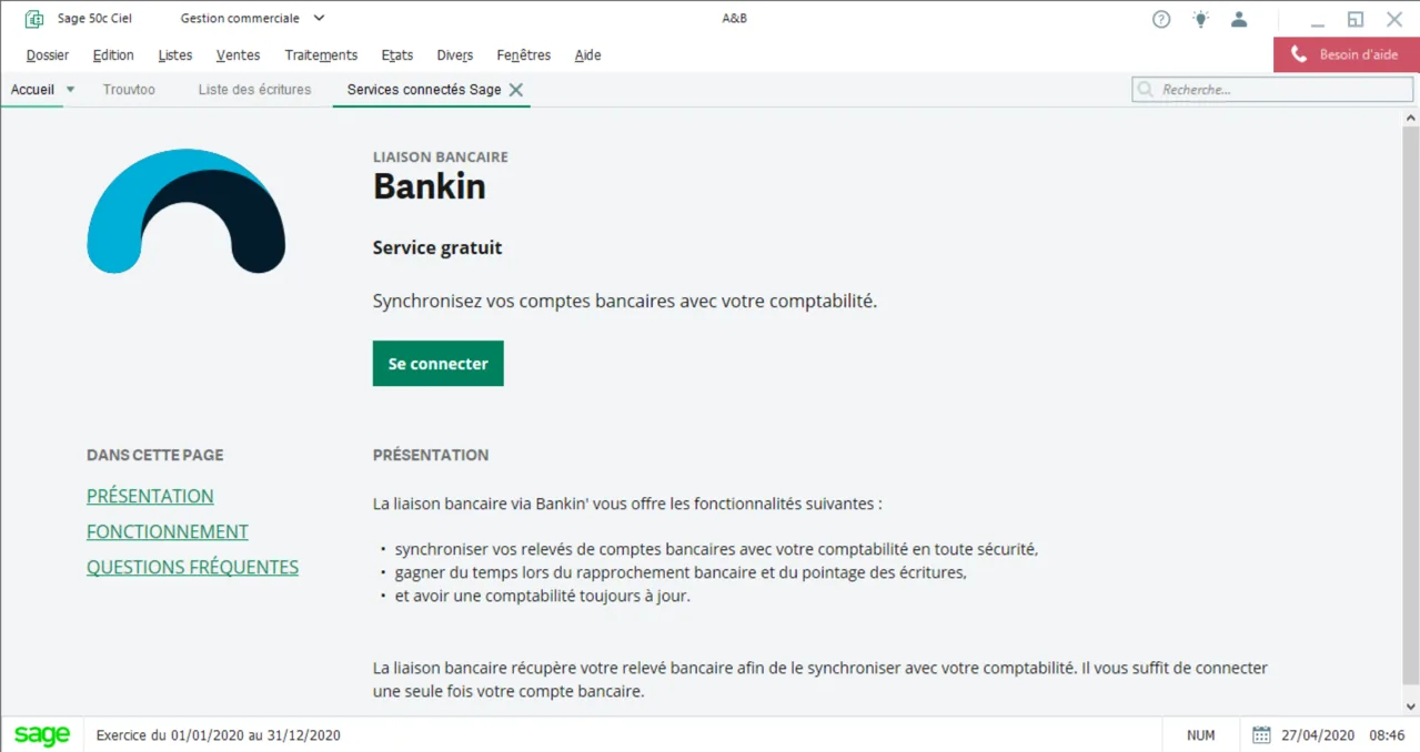 Sage 50 Comptabilité — Capturas de pantalla 2