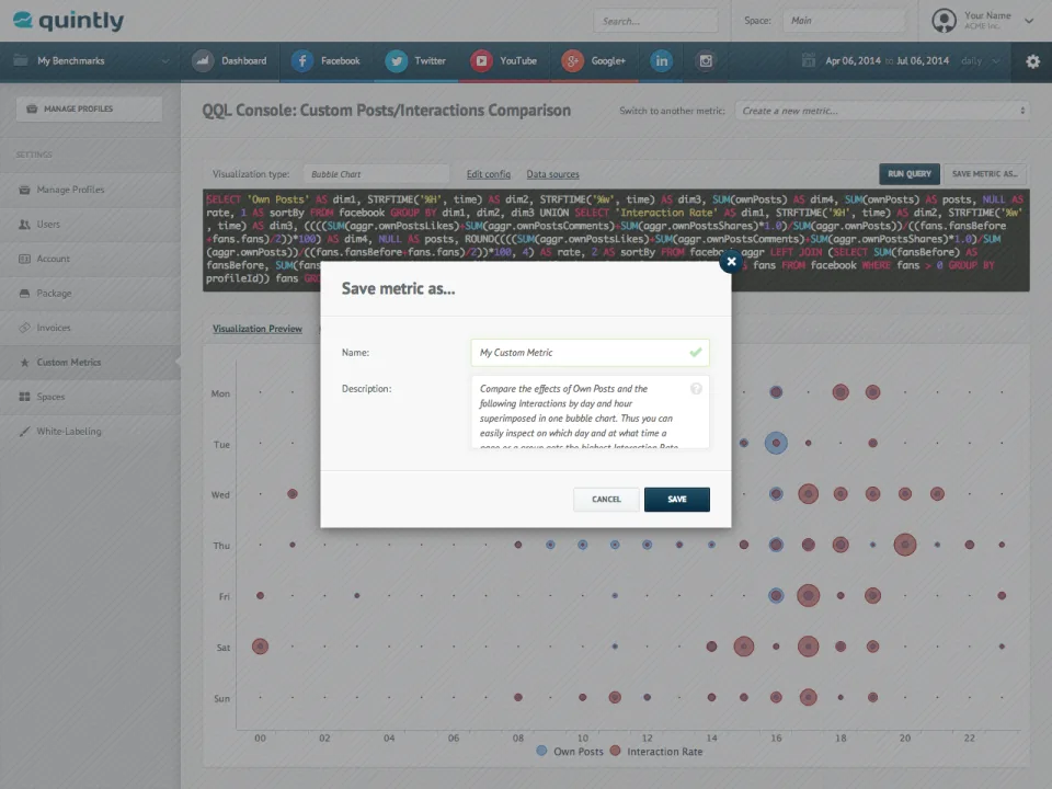 quintly — Screenshots 5