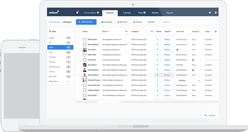 Radium CRM — Screenshots 1