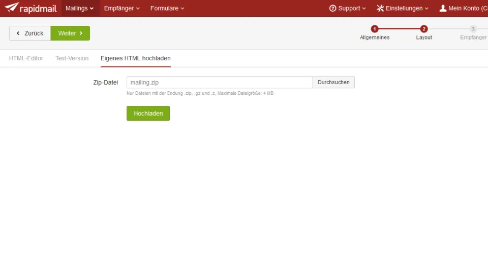 rapidmail — Screenshots 2