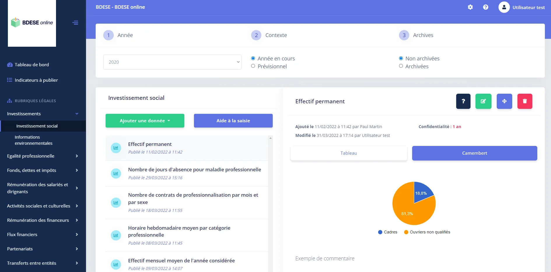 BDESE online — Captures d'écran 1