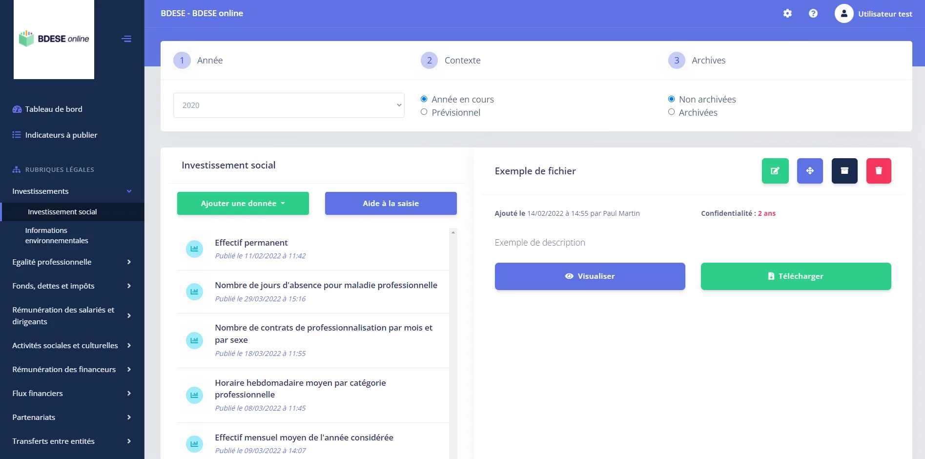 BDESE online — Captures d'écran 3