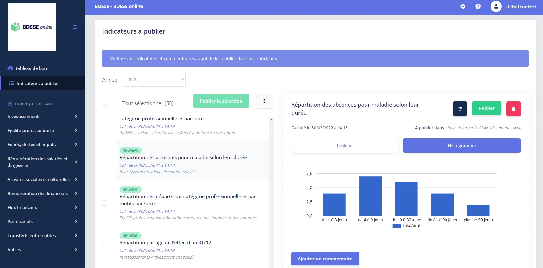 BDESE online — Captures d'écran 7