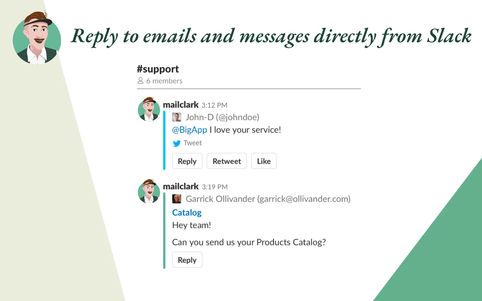 MailClark for Slack & MS Teams — Screenshots 2
