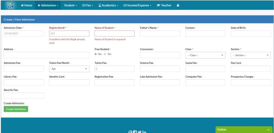 Reliable School Software — Screenshots 1