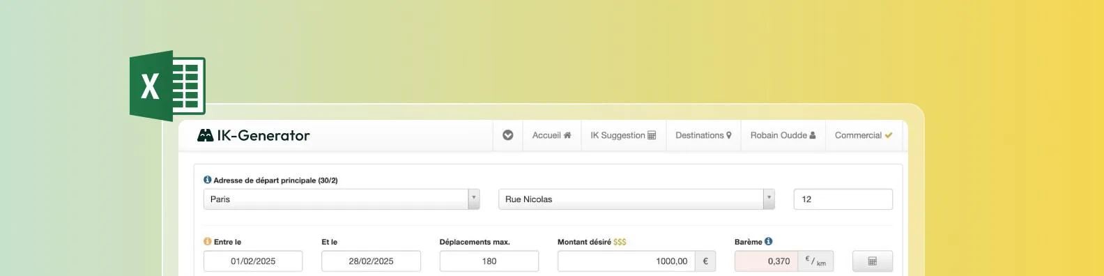 IK-Generator — Generate your mileage allowances in seconds