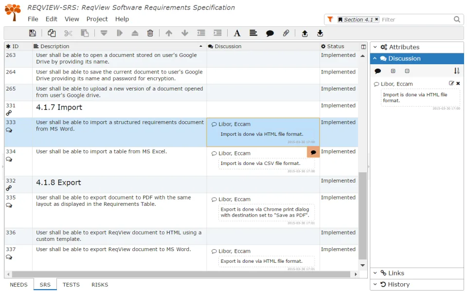 ReqView — Screenshots 3