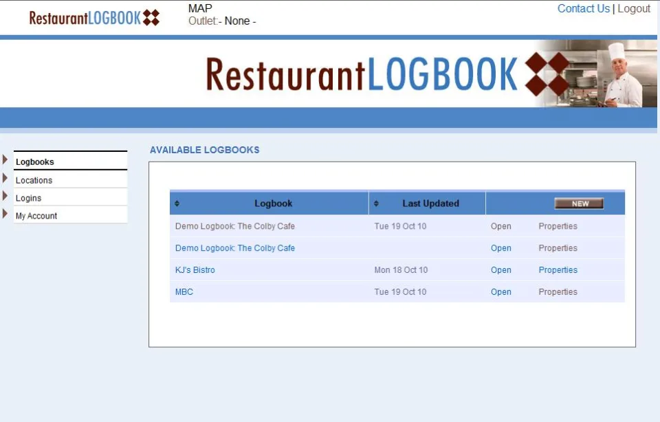 Restaurant LogBook — Screenshots 2