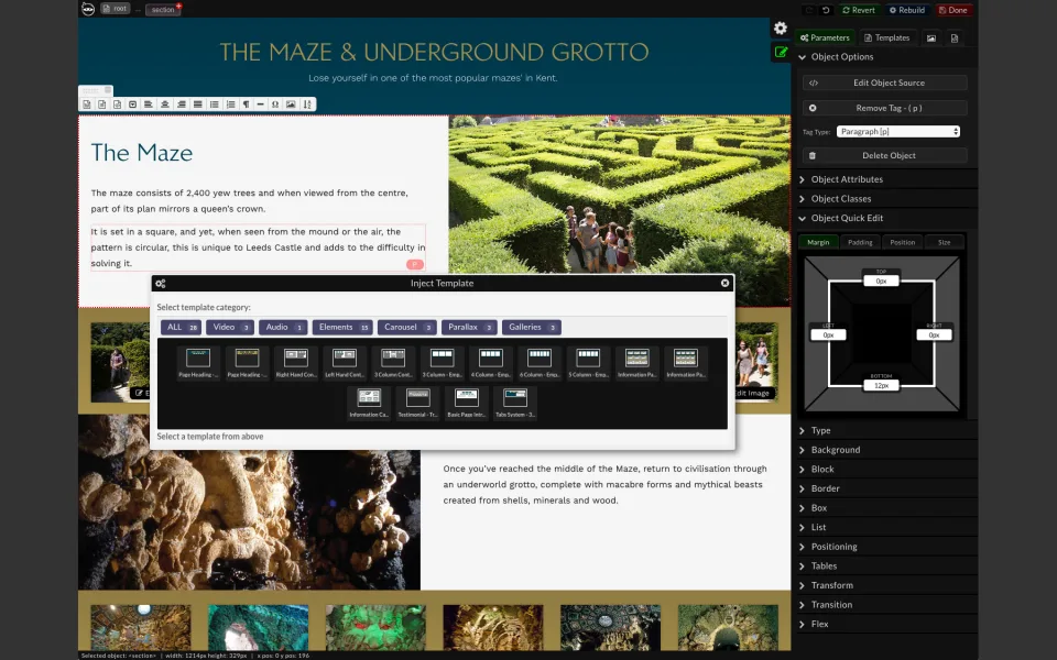 rgeEditor — Screenshots 1