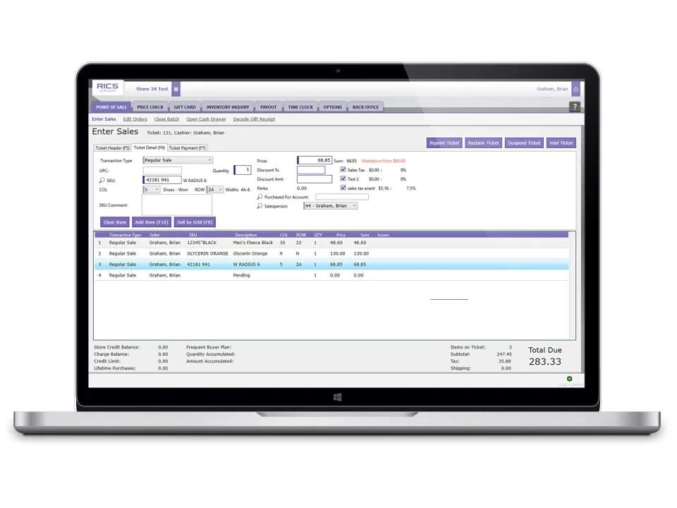 RICS Software — Screenshots 2