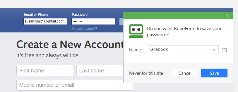 RoboForm — Screenshots 1