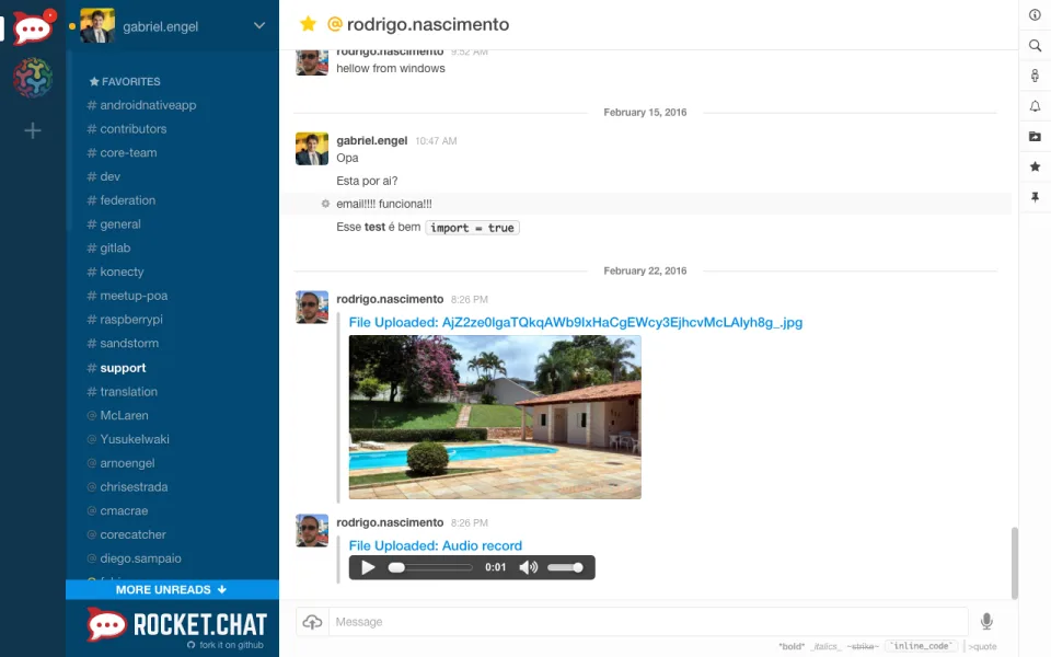 Rocket.Chat — Screenshots 2