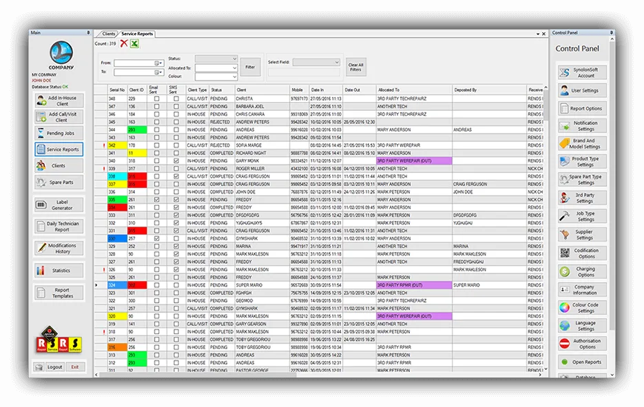 RSRS — Screenshots 2
