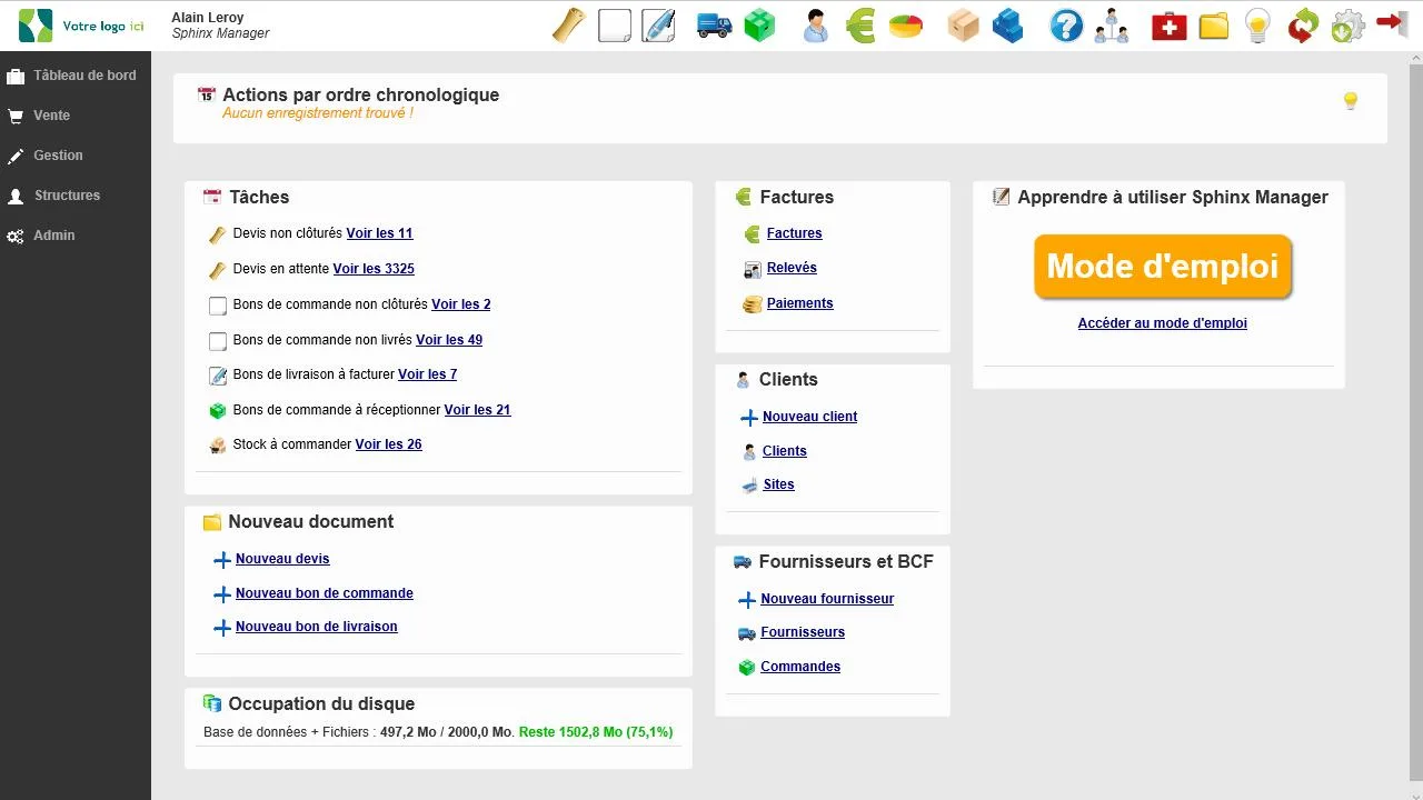 Sphinx Manager — Screenshots 1