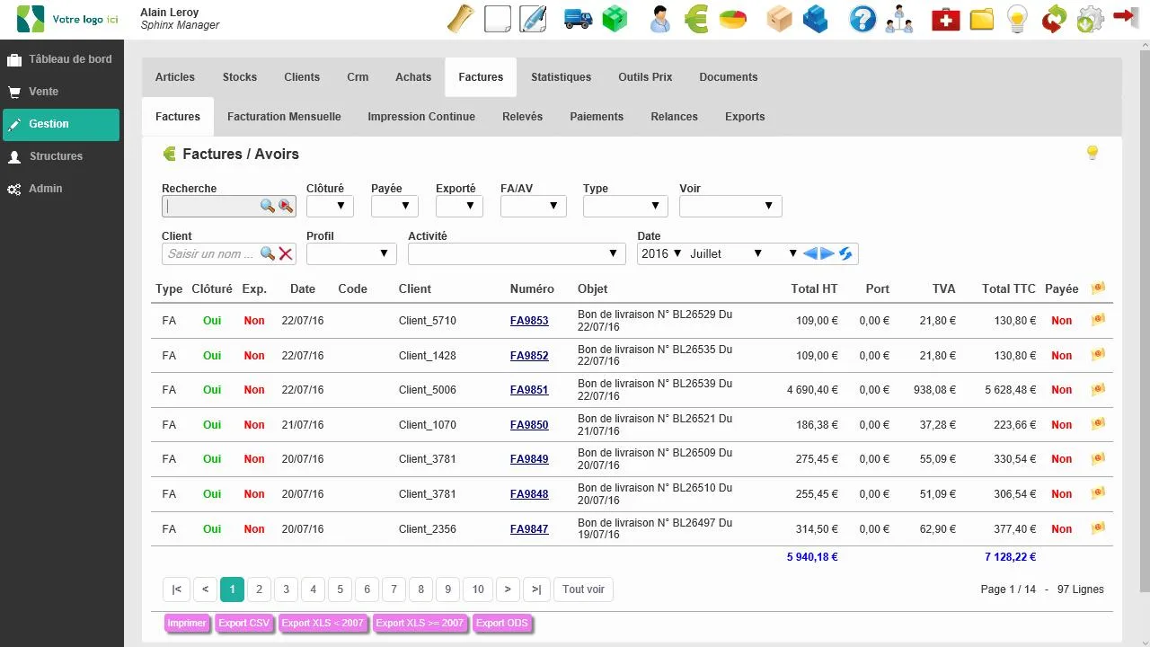 Sphinx Manager — Screenshots 4
