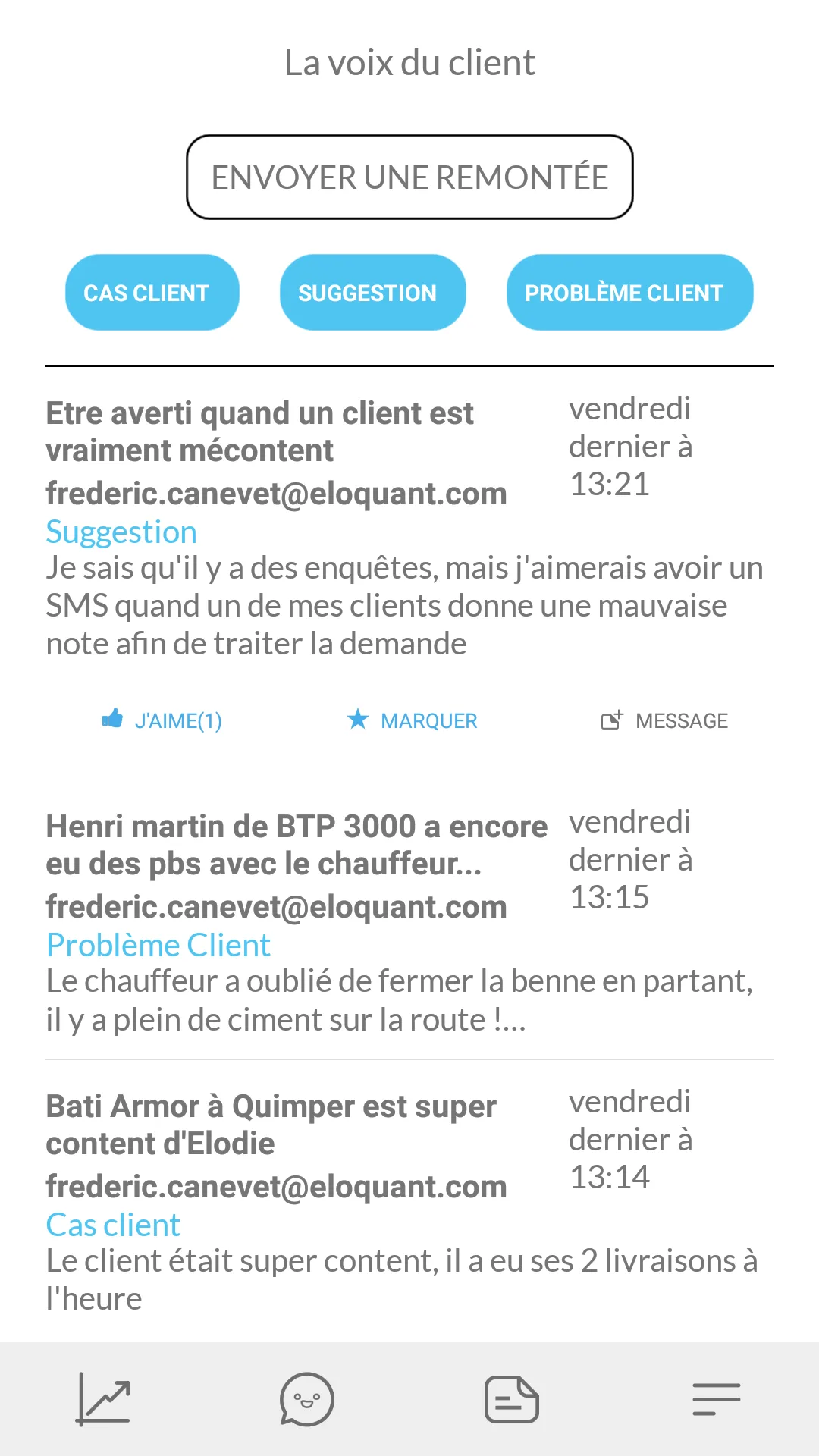 Cockpit de l'Expérience Client — Screenshots 12