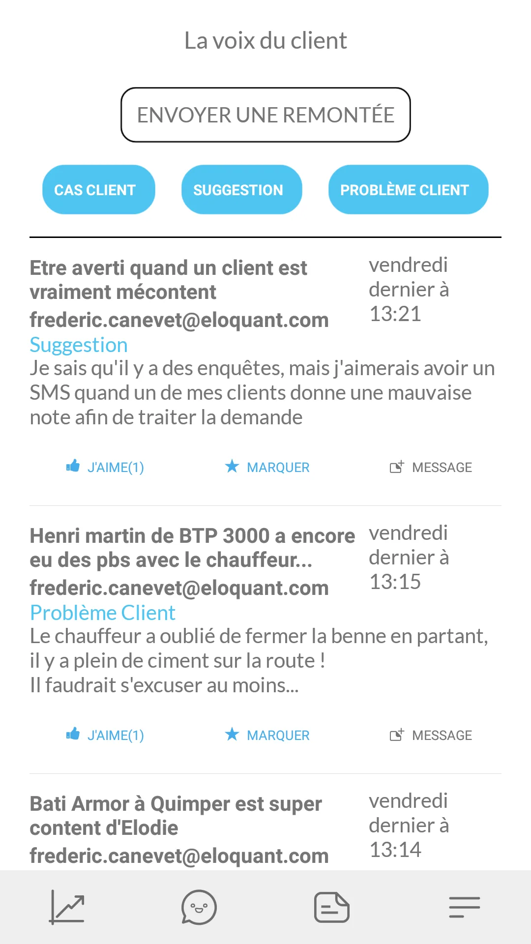 Cockpit de l'Expérience Client — Screenshots 15