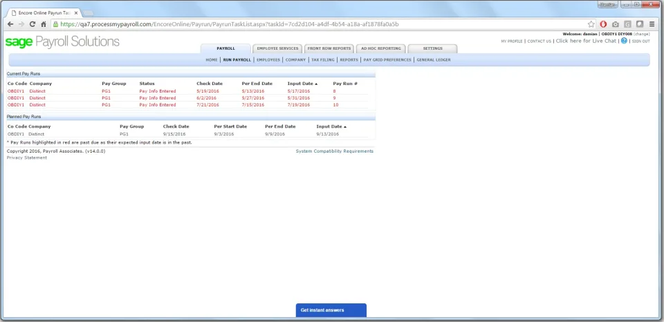 Sage Payroll — Screenshots 2