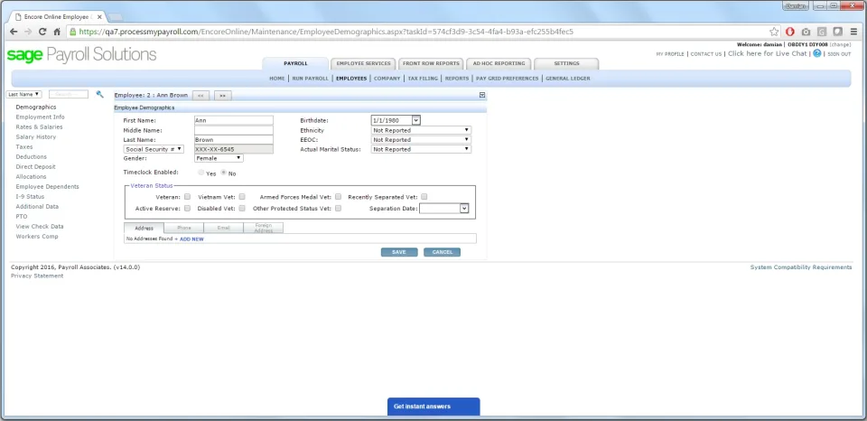 Sage Payroll — Screenshots 5