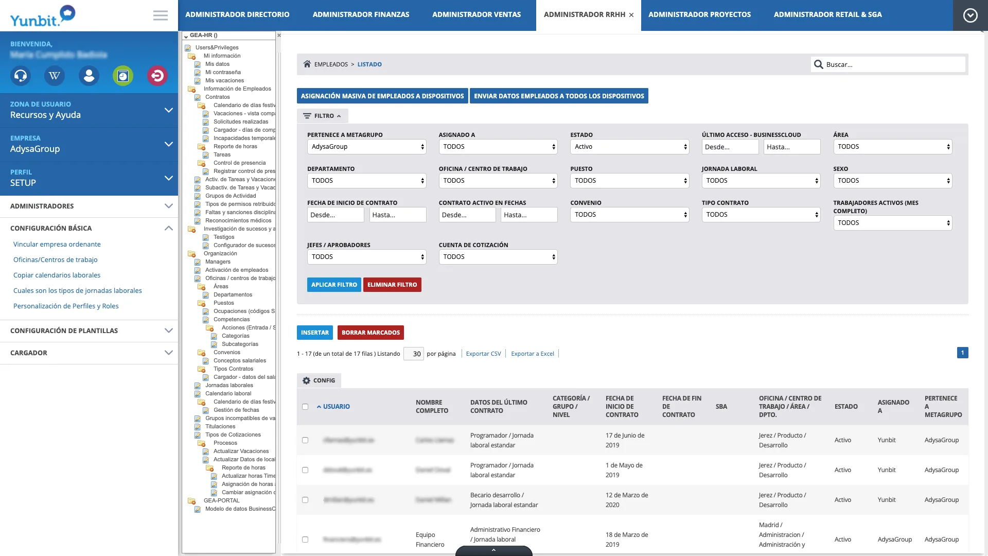 Yunbit ERP Cloud — Screenshots 1