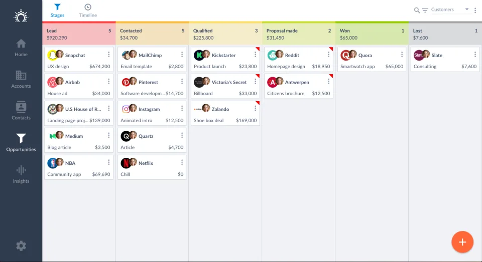 Salesflare — Screenshots 1
