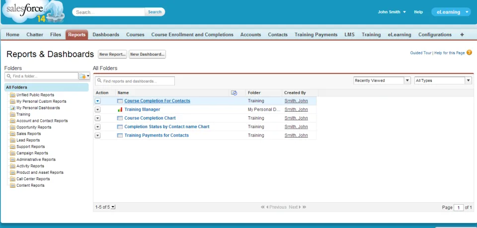 Salesforce Embedded LMS — Screenshots 1