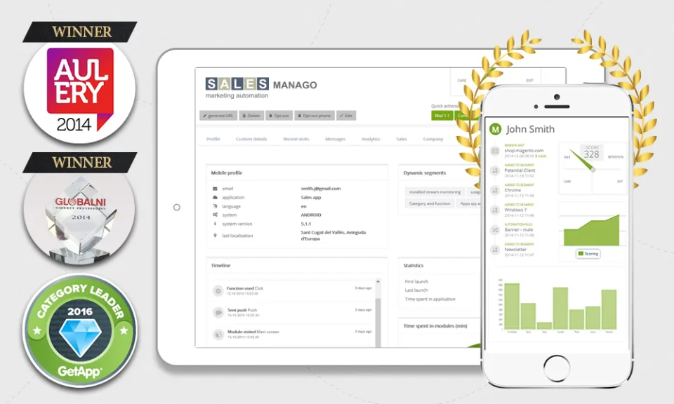 SALESmanago — Screenshots 1