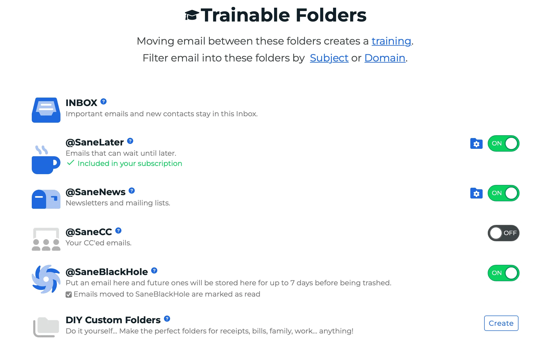 SaneBox — Screenshots 2