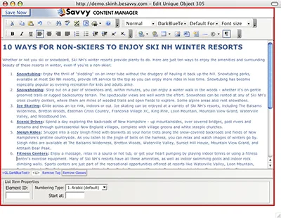 Savvy Content Manager — Screenshots 2