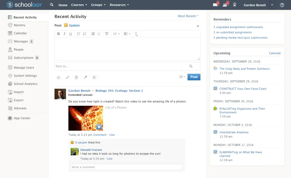 Schoology — Screenshots 2