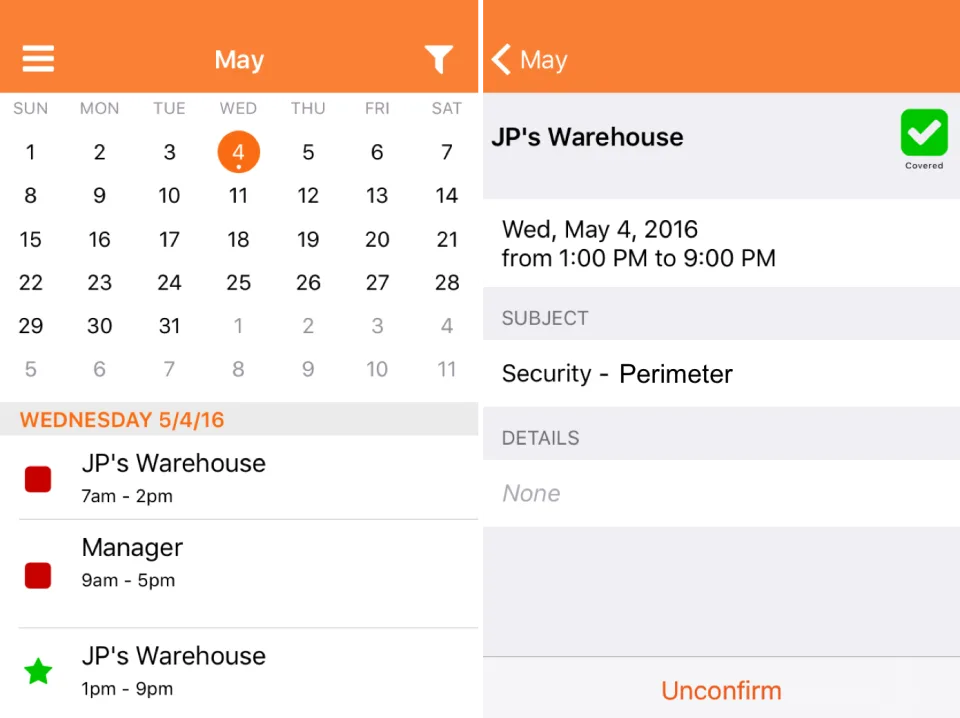 Shiftboard — Screenshots 1
