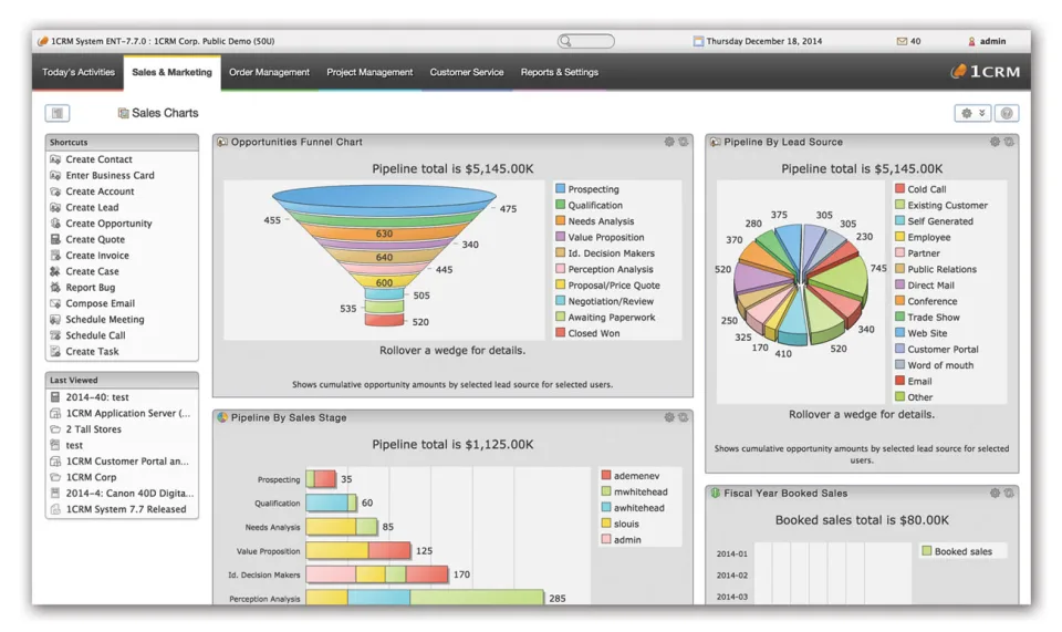 1CRM — Screenshots 4
