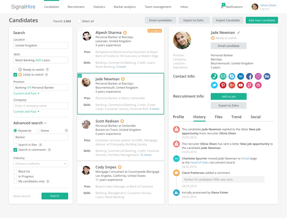 SignalHire — Screenshots 1