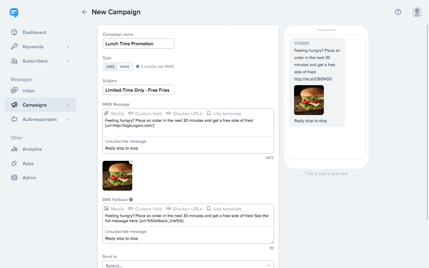 SimpleTexting — Screenshots 2