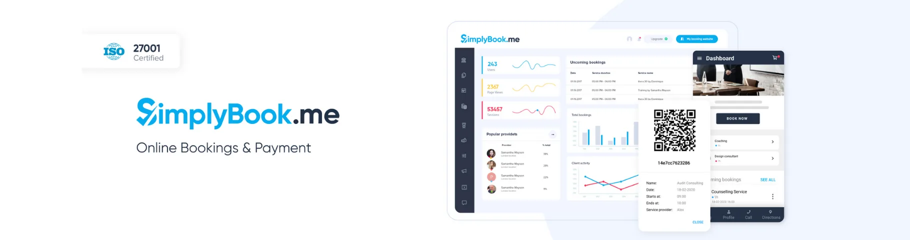 SimplyBook.me — Manage bookings, payments & client communication for SMBs