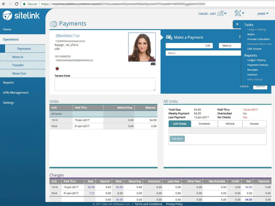 SiteLink Web Edition — Screenshots 3