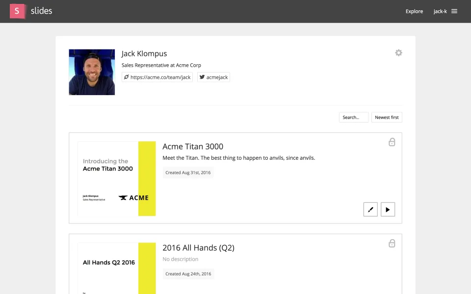 Slides — Screenshots 2
