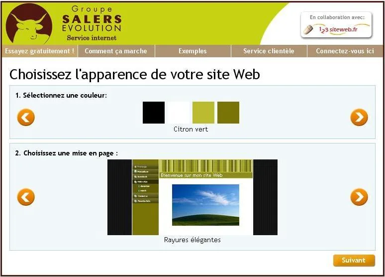 123siteweb — Screenshots 1
